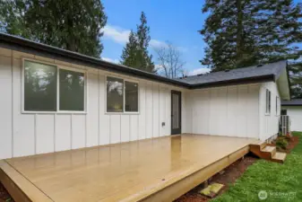 Exclusive access to a private deck