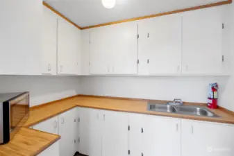 Pantry with washer and dryer hook -up