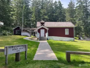 Shaw Island school campus