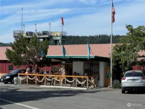 New watering hole located at the landing entices you over on a hot summer day.