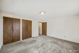 Bedroom on the main floor.