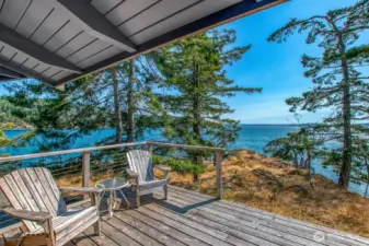Private deck from primary suite.