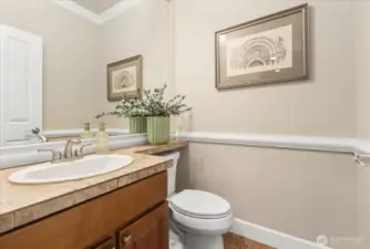 Main Level Powder Room.