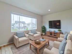 2nd floor loft virtually staged