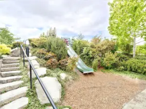 Several playgrounds,parks, walking and biking trails