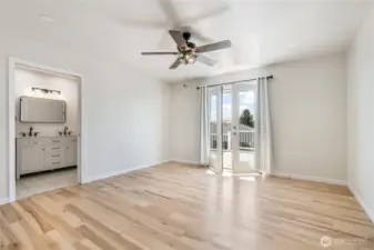 Remodeled Primary Suite with Views and Deck Access