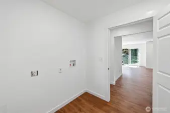 Downstairs utility room