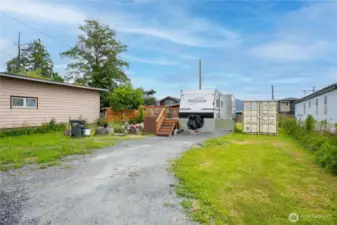 View from the driveway