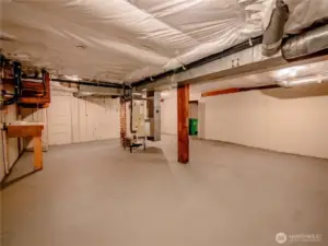 SHOP AREA IN GARAGE...GUESS WHAT...IT'S HUGE TOO!