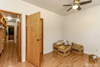 Main floor bedroom space