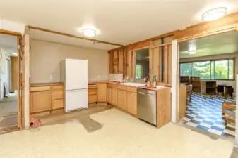 Upper level kitchen