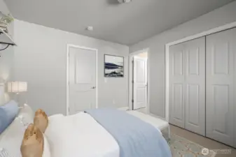 Virtually staged