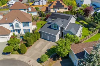 Enjoy peace of mind at this 4-bed, 2.5-bath home with newly installed solar panels, lifetime roof & gutters, and newer windows.