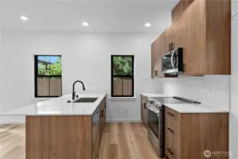 Chic, modern finishes