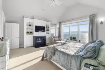 Primary Bedroom with Fireplace