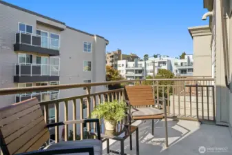 One of two spacious decks to enjoy peaceful mornings and dining al fresco.