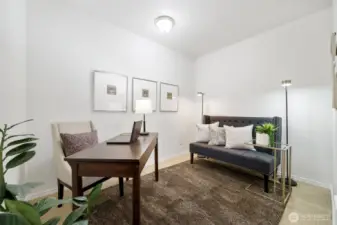 This den is what makes this unit so unique!  Need  home ofice or a quiet space to read?