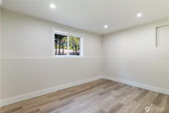 3rd bedroom is downstairs