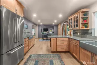 Expansive but connected.