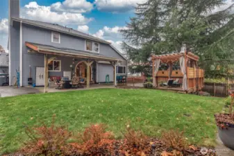 Hard to believe this backyard is available in Maple Valley!