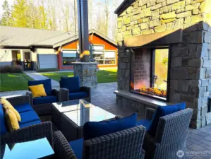 The Lodge at Trilogy 55+ Resort Style Community in Tehaleh. Includes Pool, exercise room, restaurant dining, golf simulator, shuffleboard, pool table, pickleball courts, outdoor fireplace sitting area, and much, much more