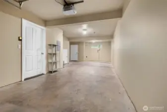 Another view of the garage.