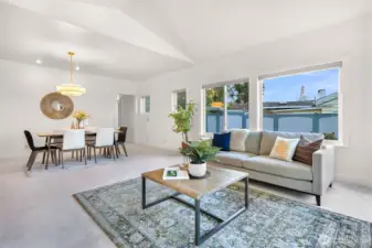 Rooms offer privacy, separation, and comfortable, easy flow throughout.