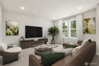 Bounus room makes a great home theater. Photo's are for representational purposes only. Colors and finishes may differ.