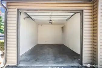 The spacious 1 car detached garage #21.