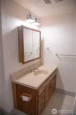 Main Downstairs Bathroom looking NW