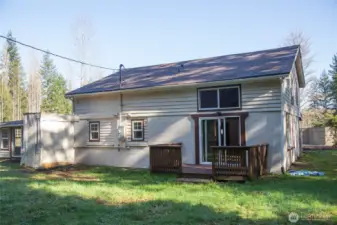 Back Yard looking East