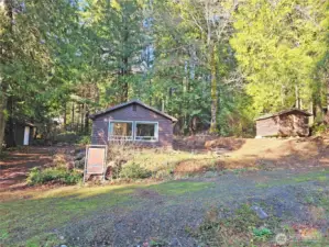 Ample parking, including a large space out front for a motor-home or RV.