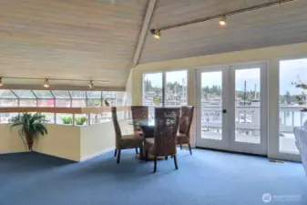 Entertainment space in the Clubhouse