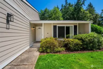 Privacy abounds here in Tuckaway, where your front entrance is so very private!