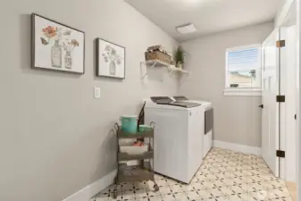 Huge 2nd floor laundry