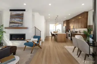 Hard Surface Flooring is throughout this cottage style home.