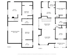Main and basement floor plan
