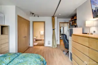 Primary bedroom with ensuite full bath.
