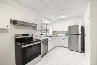 ADU kitchen, new appliances