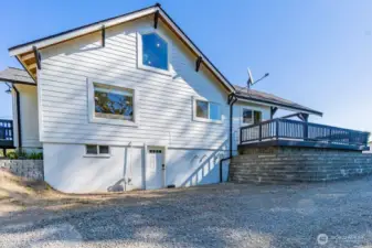 S. Side Driveway, Basement Exit