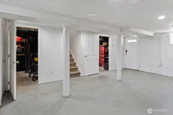 Doors into Storage Area