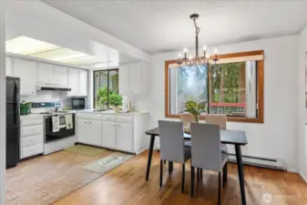 Kitchen and dining room