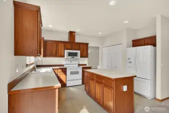 Kitchen with pantry
