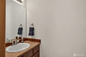 Half-bath on the main floor