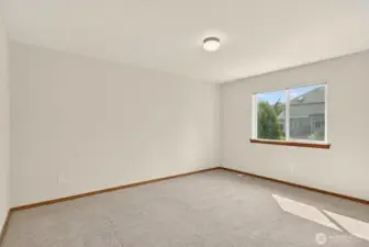 First additional upstairs bedroom with large closet