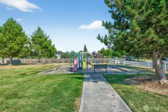 Community Park across the street with playground