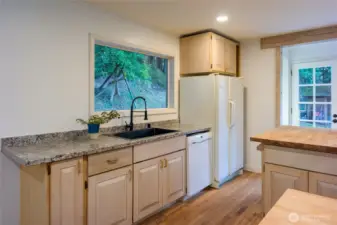 Picture window and large sink