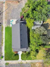 Large off street parking area
