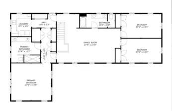 Sizes and Dimension are approximate. Actual may vary.