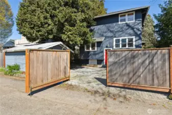 Two offstreet parking spots.